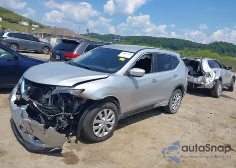 2015 Nissan Rogue S из США, поврежденный, VIN KNMAT2MV1FP509656